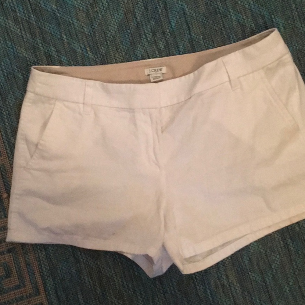 Jcrew white shorts